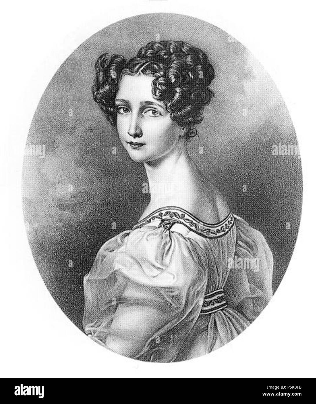 N/A. Deutsch: Sophie Friederike von Bayern . 1805. unbekannter Maler 27 1805 Sophie Stock Photo