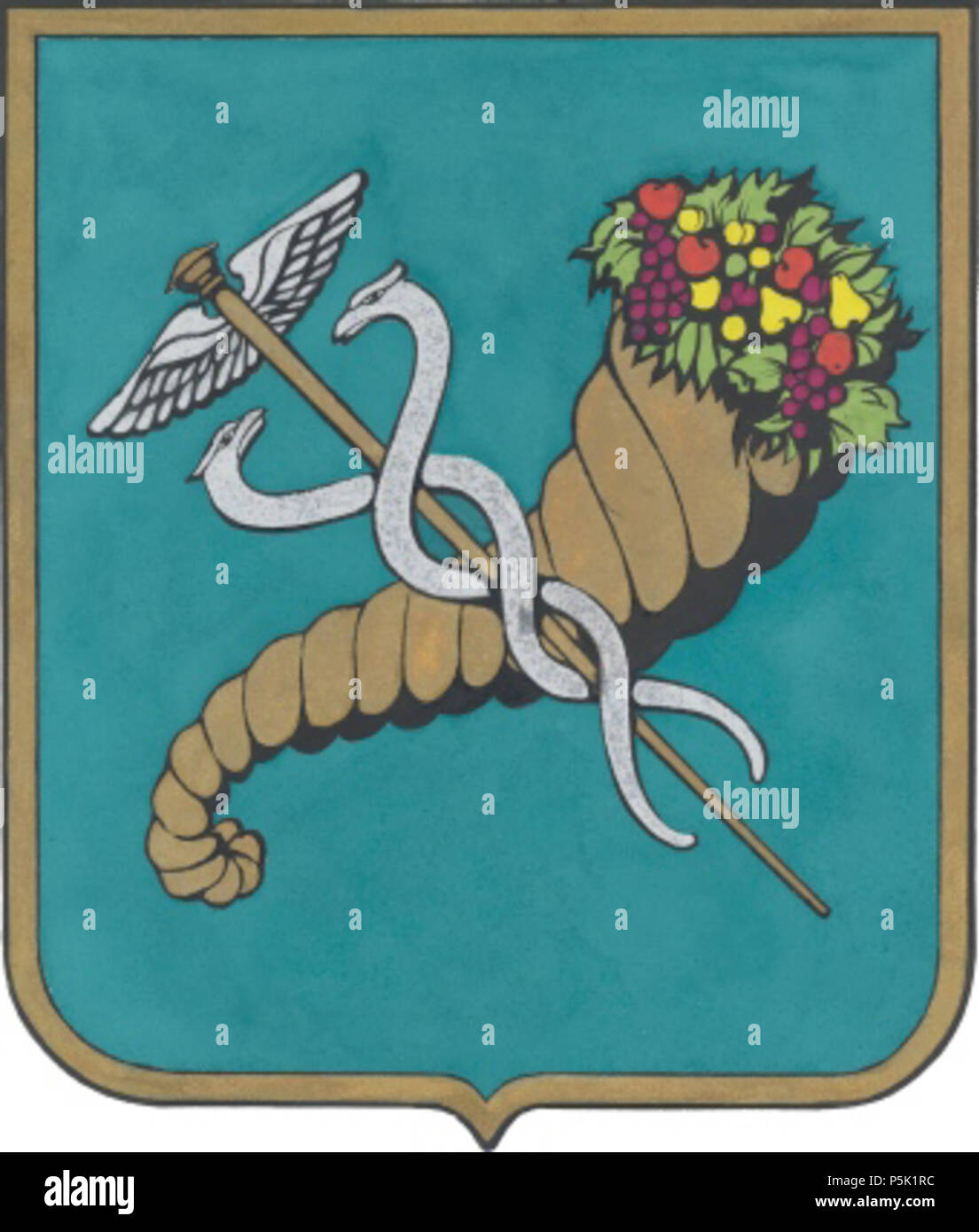 N/A. English: Official coat of arms of Kharkov City.   [  ]   IX       XXII   89/03  14  1995 ,    . : 1. . 2. , . 3. , . 4. . 5. , ,  . 6. . 7. , . 8. . 9. . 14 September 1995. Official Symbol 33 1995KharkovCityCoat Stock Photo