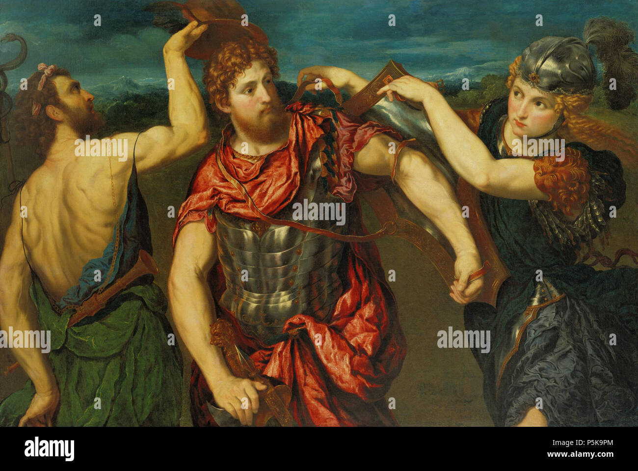 N/A. TITLES Perseus Armed by Mercury and Minerva (Proper) ARTIST Paris Bordon, Italy, Treviso 1500-1571 Venice MEDIUM oil on canvas DIMENSIONS 40 3/4 x 60 3/8 in. (103.5 x 153.4 cm) �frame: 52 3/8 × 71 7/8 × 3 1/4 in. (133 × 182.6 × 8.3 cm) CREDIT LINE Gift of the Samuel H. Kress Foundation, 1961.117 OBJECT NAME painting CLASSIFICATION Paintings . 22 January 2017 (upload date). YukioSanjo 224 Bordon - Perseus Armed by Mercury and Minerva - Stock Photo