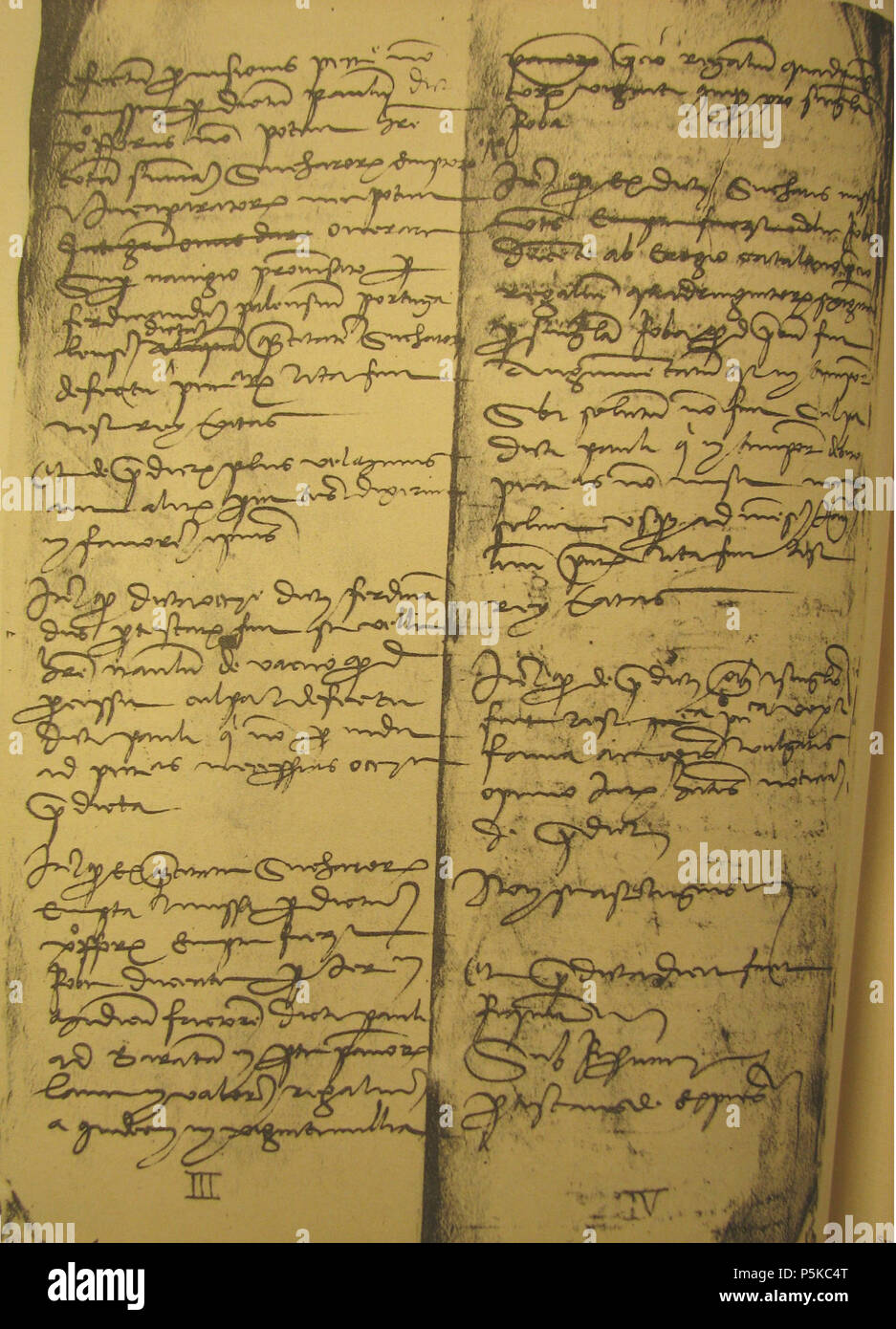 N/A. Documento Assereto . 25 August 1479. Notário Gerolamo Ventimiglia () 143 Assereto 2t Stock Photo