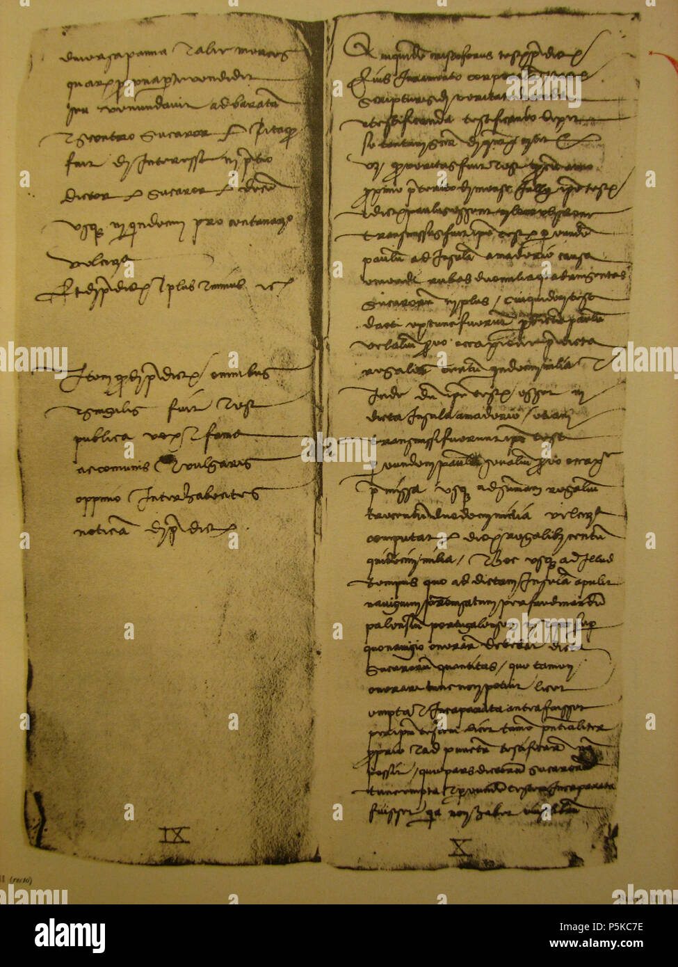 N/A. Documento Assereto . 25 August 1479. Notário Gerolamo Ventimiglia () 143 Assereto 5 Stock Photo