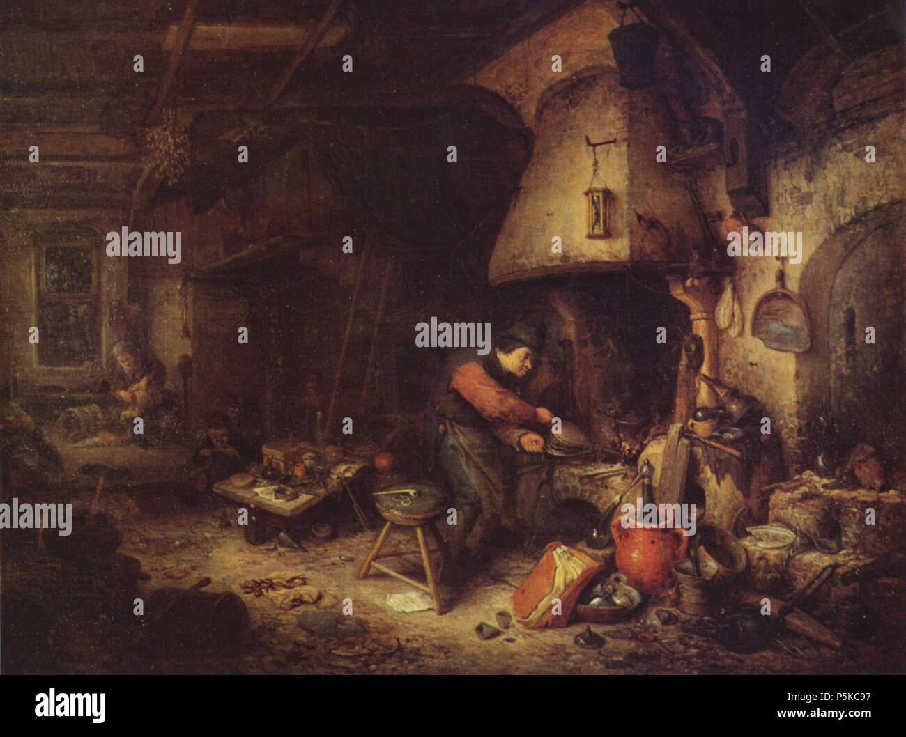 An Alchemist 1 Alternative Title S Der Alchimist 1661 N A 63 Adriaen Van Ostade 002 Stock Photo Alamy