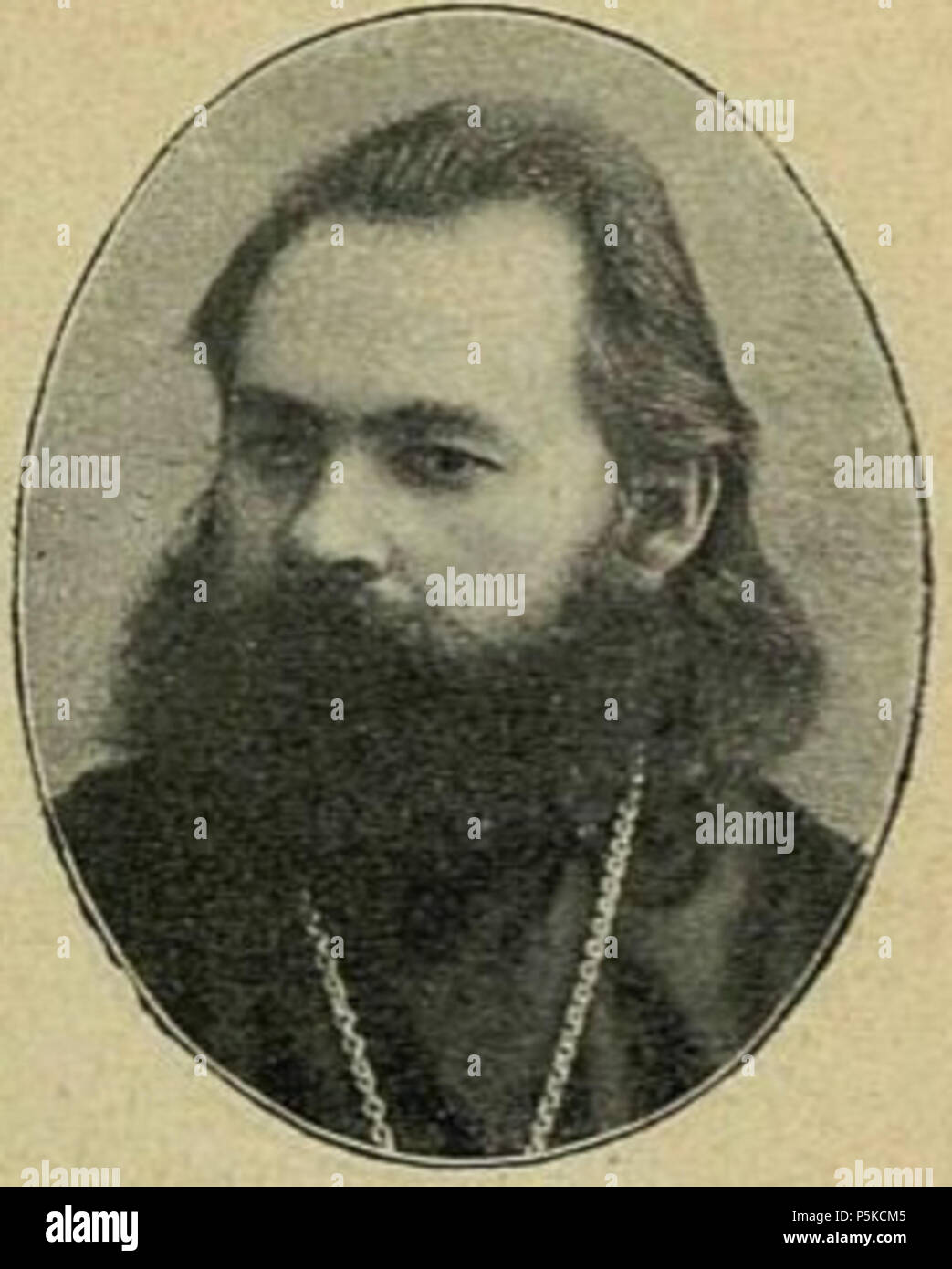 N/A. English: father Klavdiy Afanasyev, the first Russian State Duma's member . 1906. Unknown photographer 64 Afanasyev Klavdiy Ivanovich2 Stock Photo