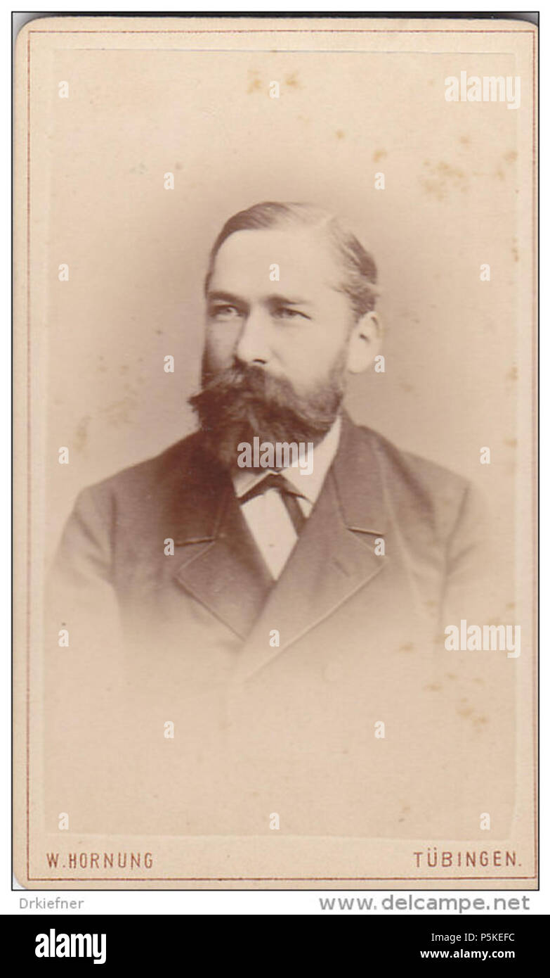 74 Albert Schweickhardt, Bankier, Foto Wilhelm Hornung, Tübingen, um ...