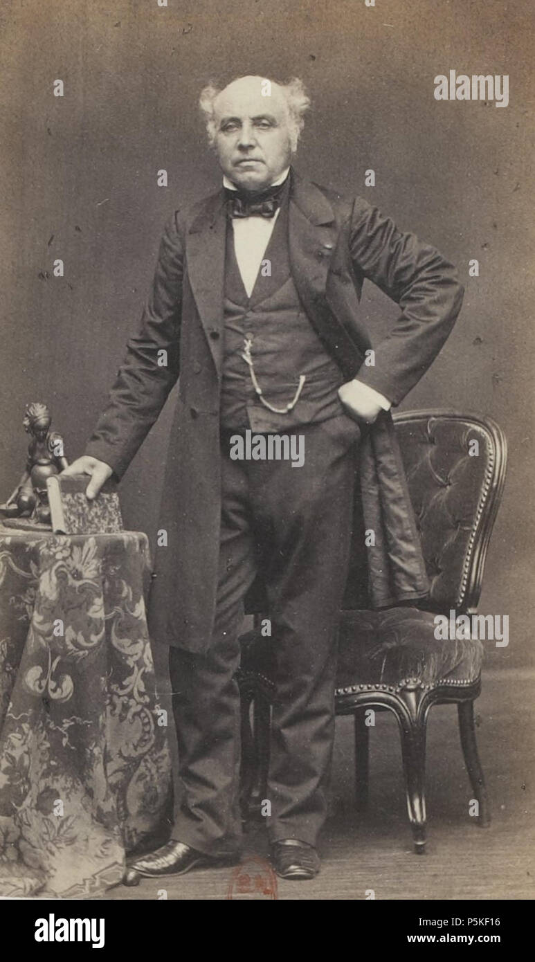 75 Album des députés au Corps législatif entre 1852-1857-Allart Stock Photo