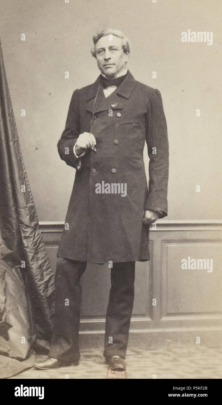 76 Album des députés au Corps législatif entre 1852-1857-Choque Stock Photo