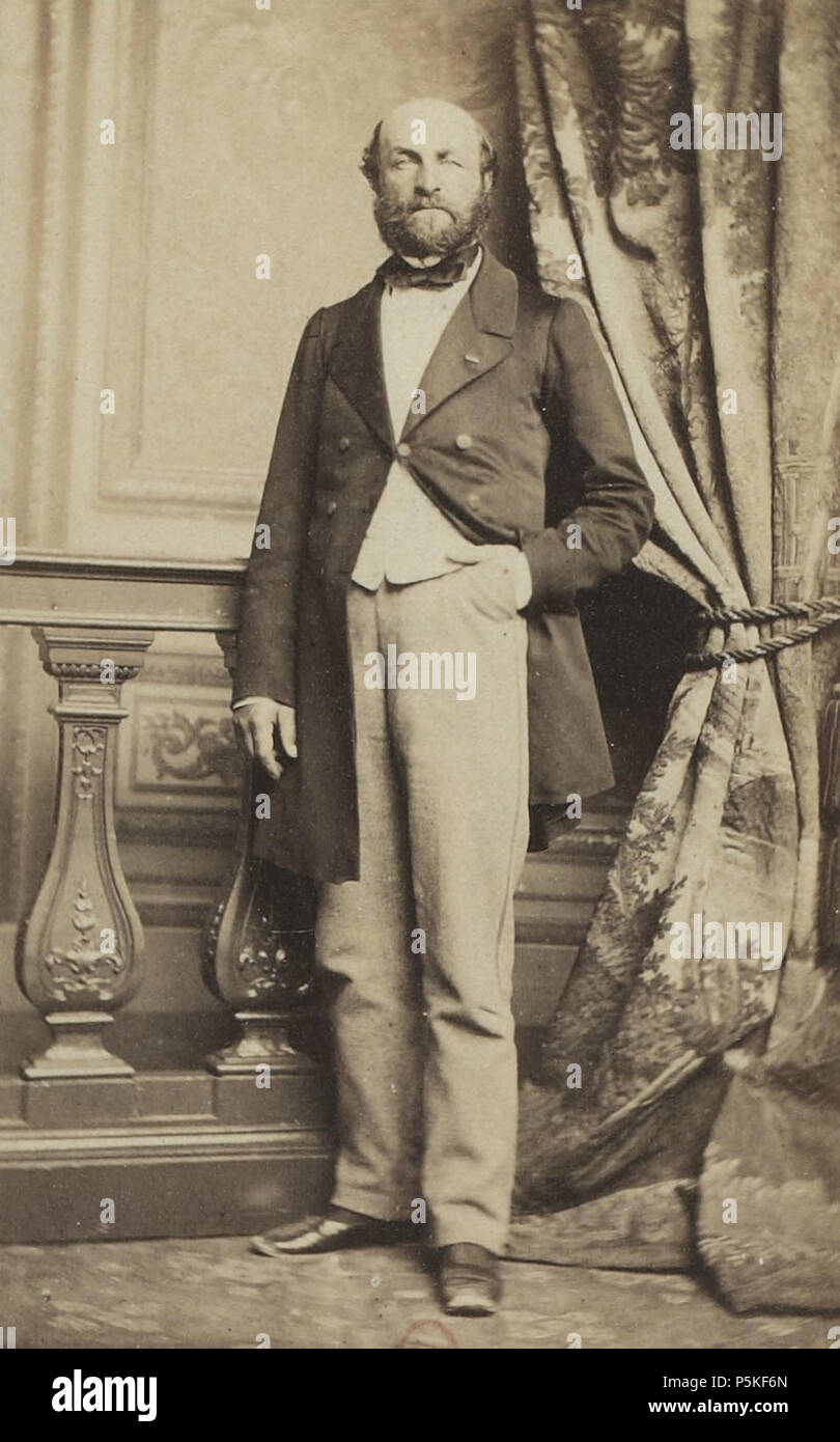76 Album des députés au Corps législatif entre 1852-1857-Drouot Stock Photo