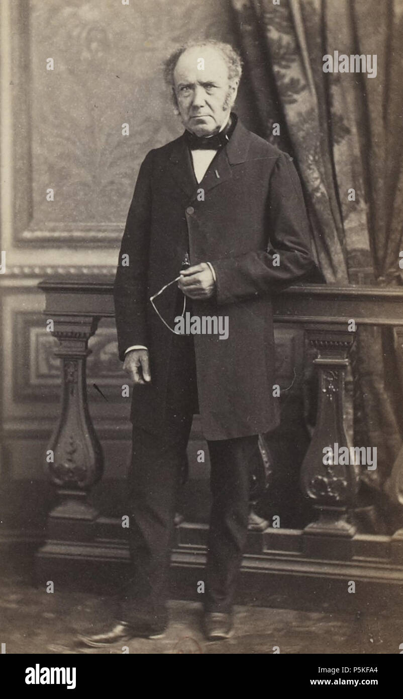 76 Album des députés au Corps législatif entre 1852-1857-Millet Stock Photo
