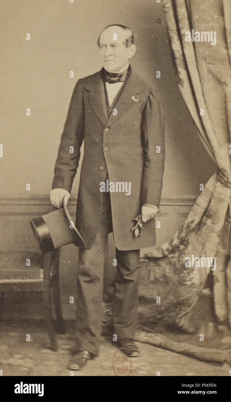 77 Album des députés au Corps législatif entre 1852-1857-Tascher la Pagerie Stock Photo
