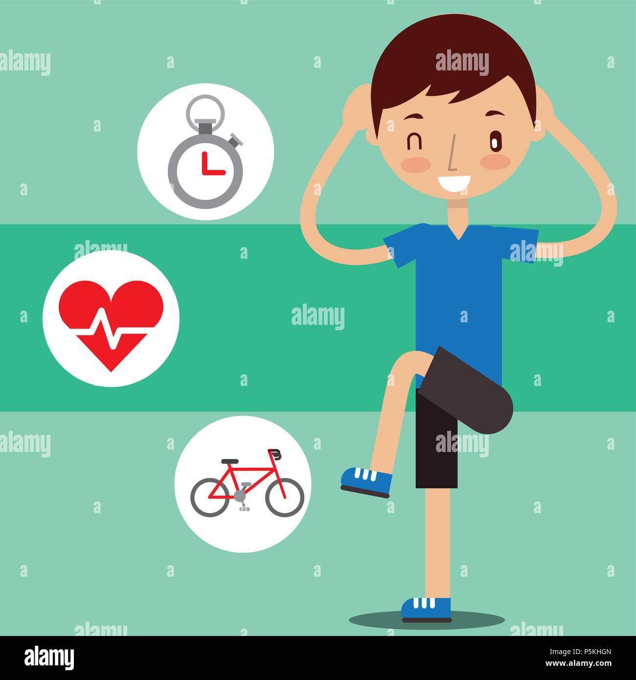 boy and girl healthy good habits Stock Vector Image & Art - Alamy