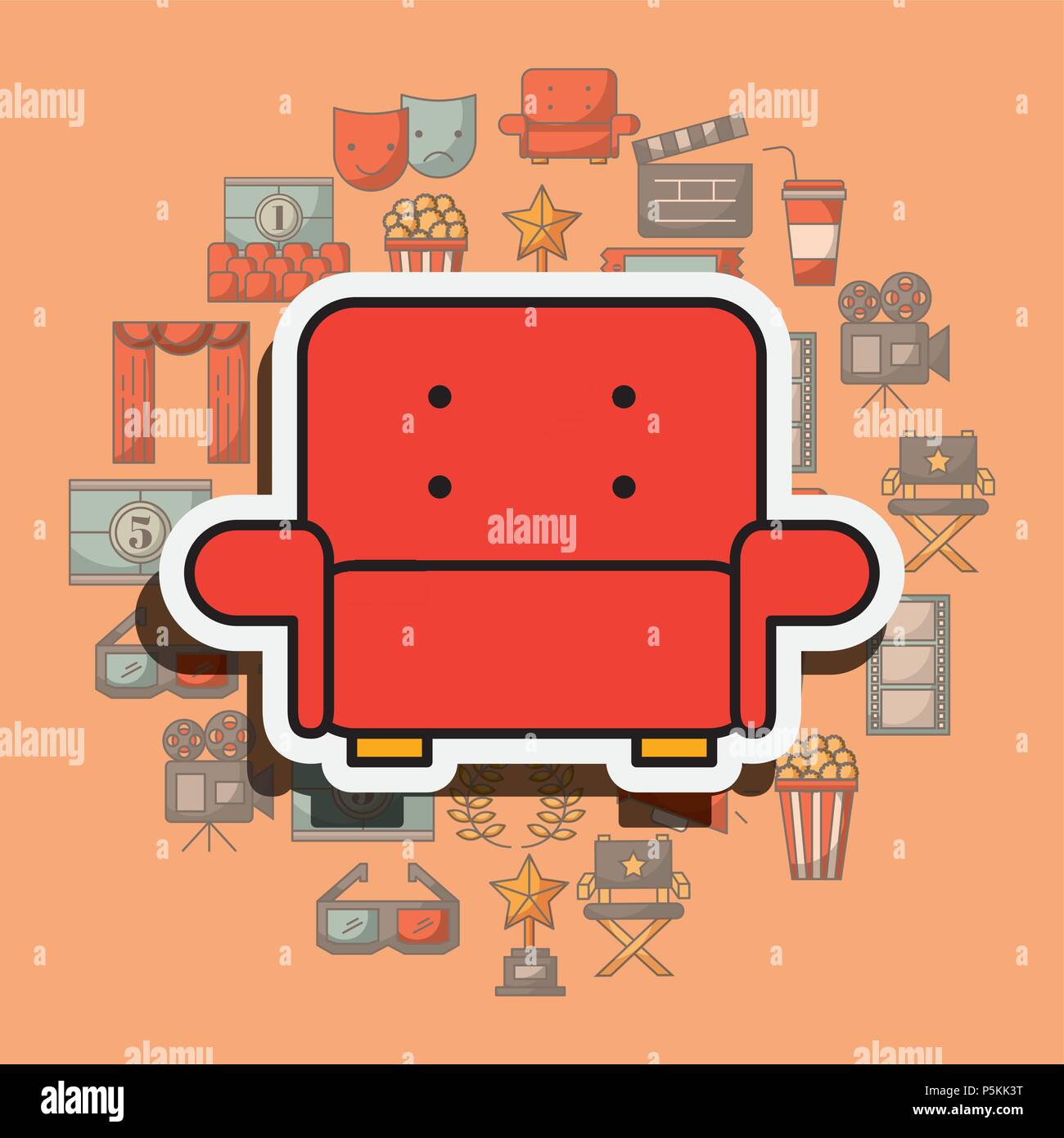 film movie cinema Stock Vector Image & Art - Alamy