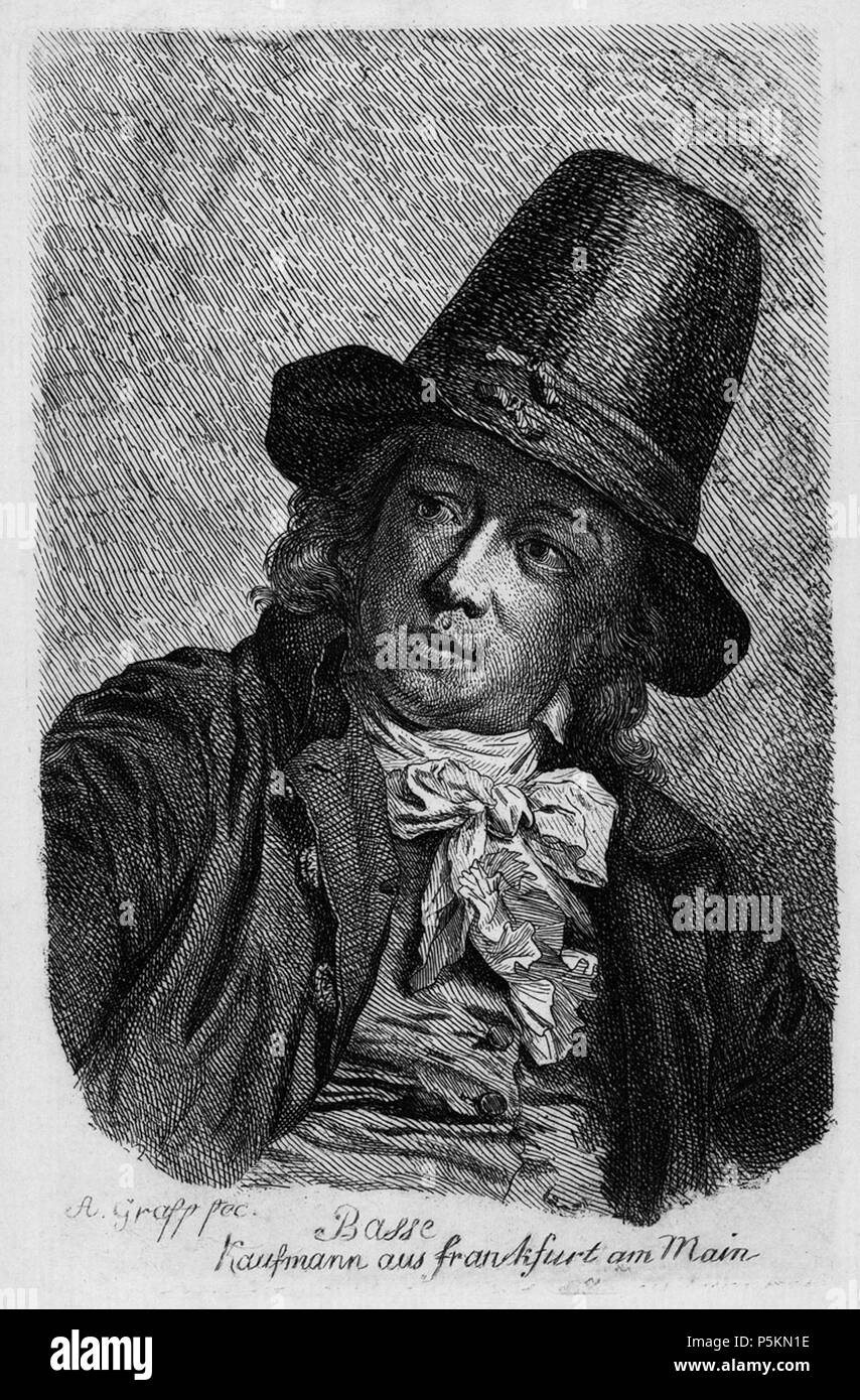 N A Basse Kaufmann Aus Frankfurt A M Radierung 18 4 X 11 8 Cm 18 19th Century Anton Graff 1736 1813 Description Swiss German Painter And University Teacher Date Of Birth Death 18 November 1736 22 June