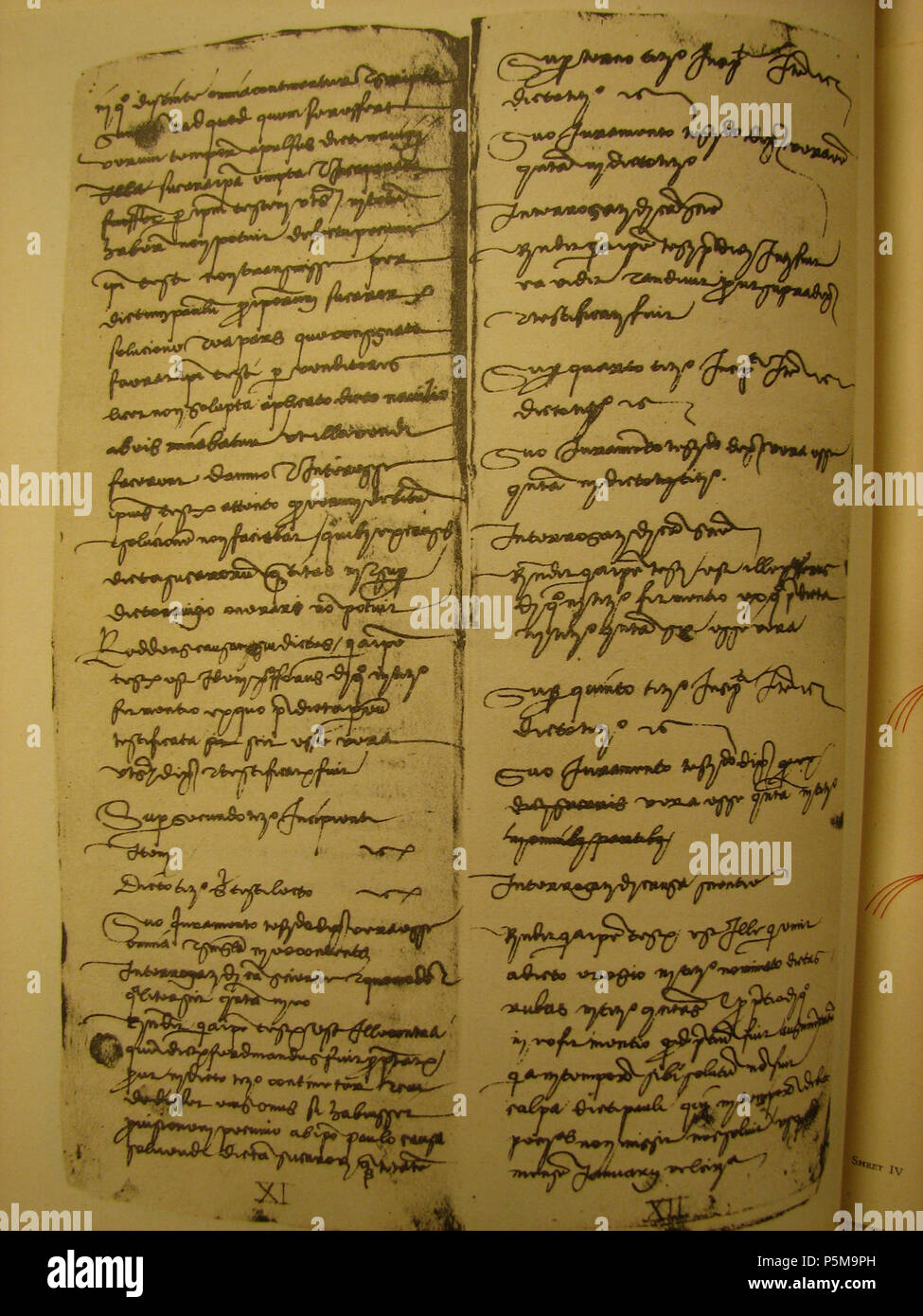 N/A. Documento Assereto . 25 August 1479. Notário Gerolamo Ventimiglia () 143 Assereto 6 Stock Photo