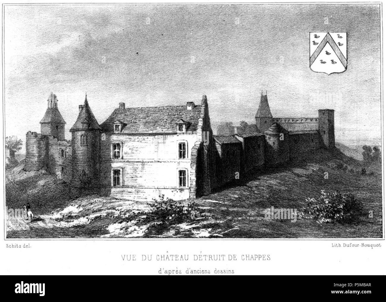 98 Ancien château de Chappes Stock Photo