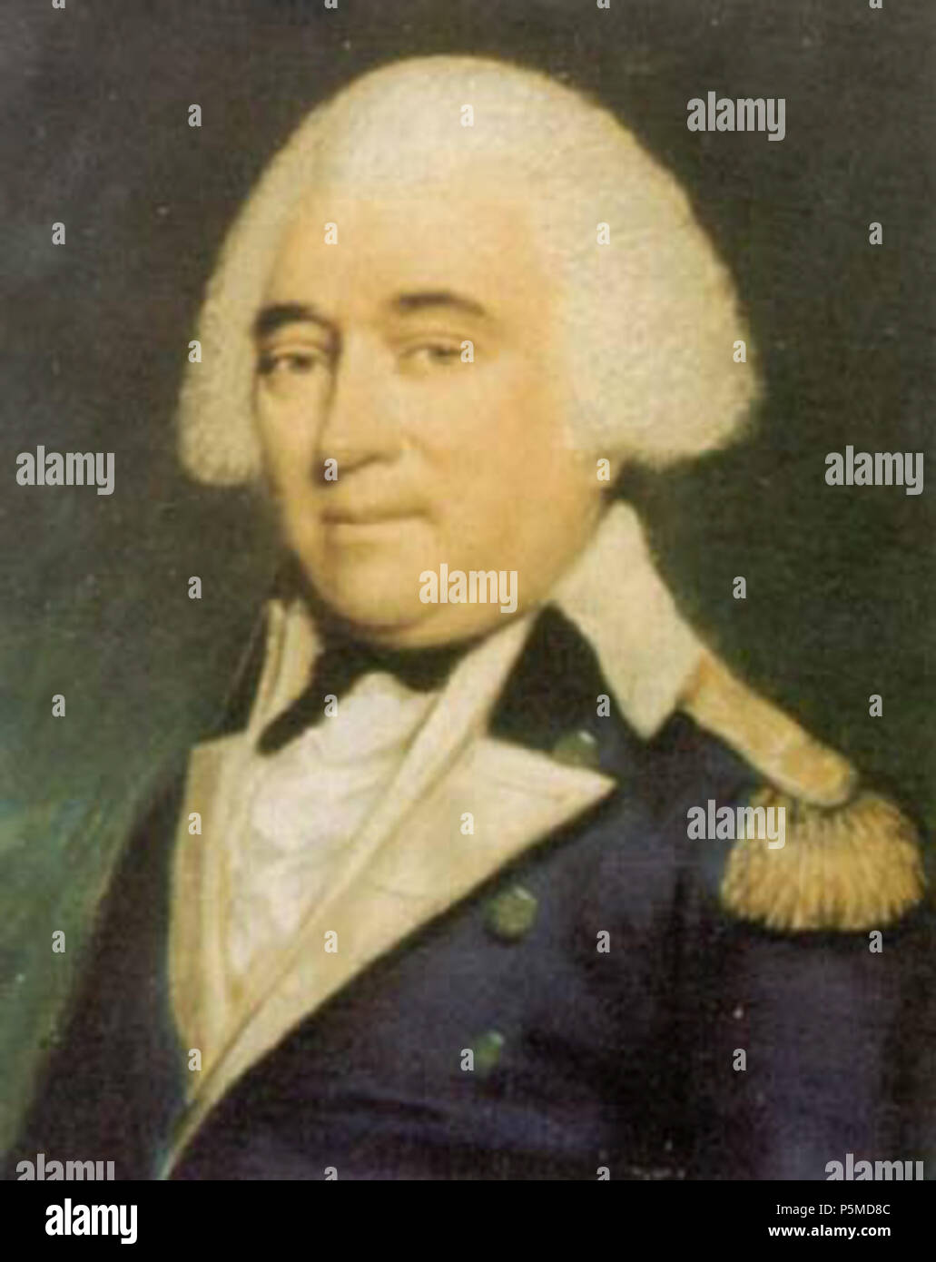 N/A. English: Anthony Wayne (1745-1796). (Pastel by James Sharples, Sr., c. 1795; Independence National Historical Park.) . circa 1795. James Sharpless (c. 1795) 109 Anthony Wayne, uniform Stock Photo