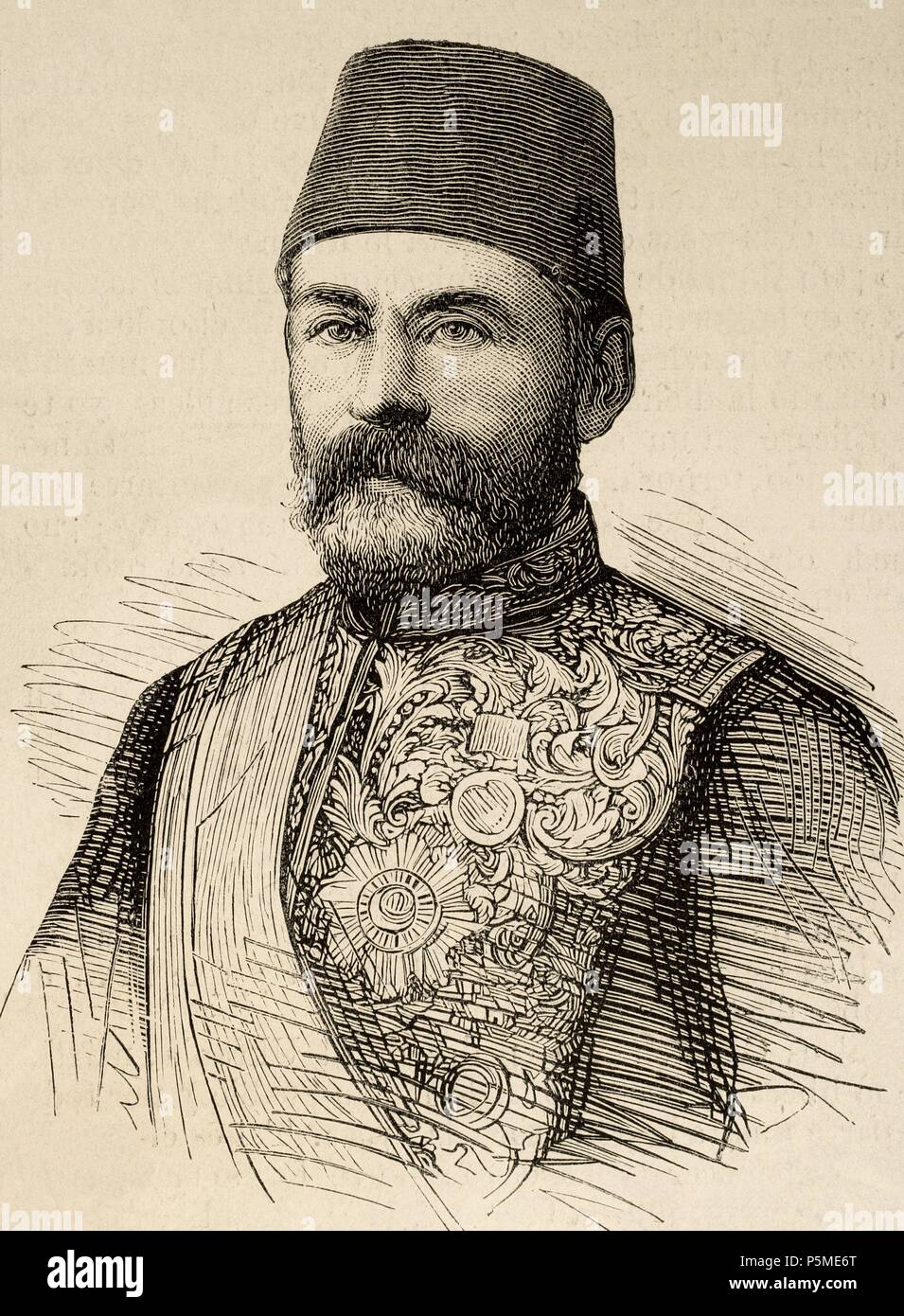 Ahmed Mukhtar Pasha (18391919). Turkish Ottoman general and grand