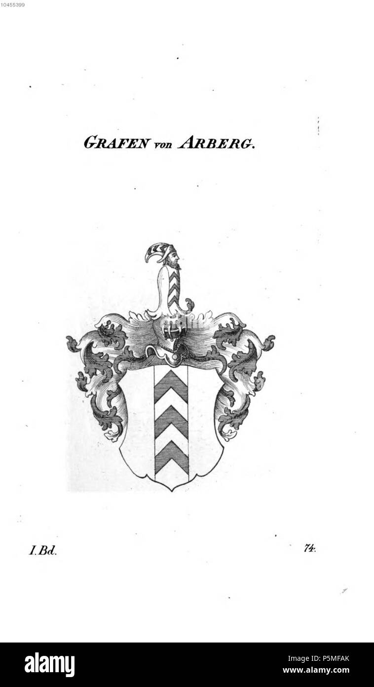 N/A. Wappen Arberg - Tyroff AT.jpg . between 1831 and 1868. Unknown 118 Arberg - Tyroff AT Stock Photo