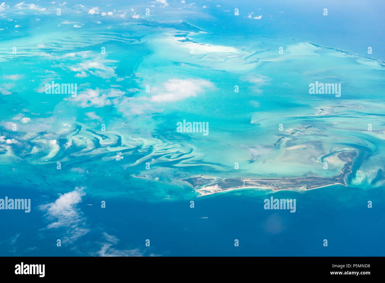 Aerial view of the Bahamas Berry Islands, stunning islands, sand bars