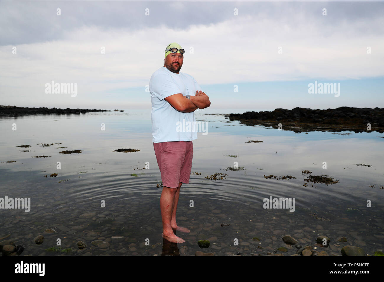 Nicholas Murch, from London, who has the first person to swim the North Channel this year