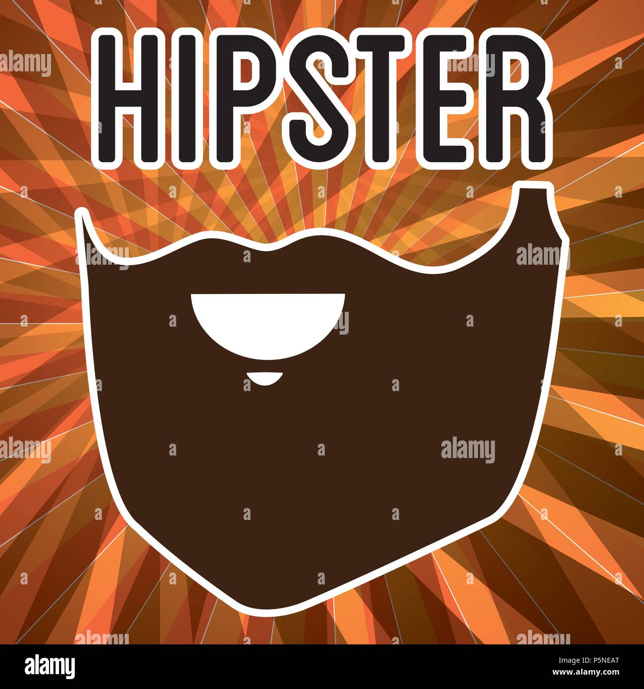 beard style hipster poster Stock Vector Image & Art - Alamy