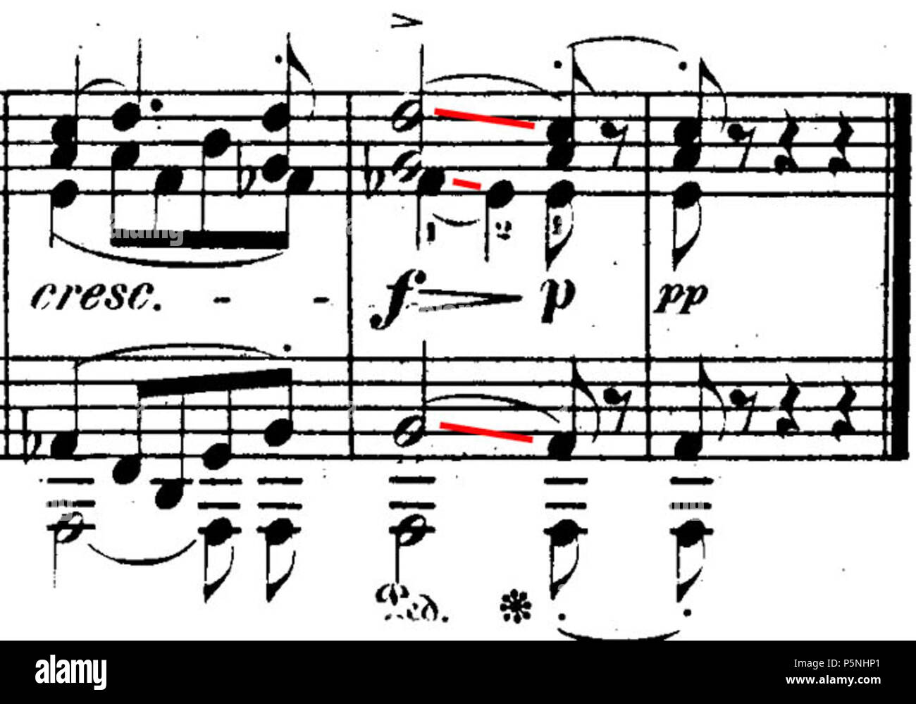 N/A. Deutsch: Ludwig van Beethoven, Klaviersonate Nr. 31 in As-Dur,, op.  110 (1821), Schluss des ersten Satzes English: Ludwig van Beethoven's Piano  Sonata No. 31 in A-flat major, Op. 110 (1821), end