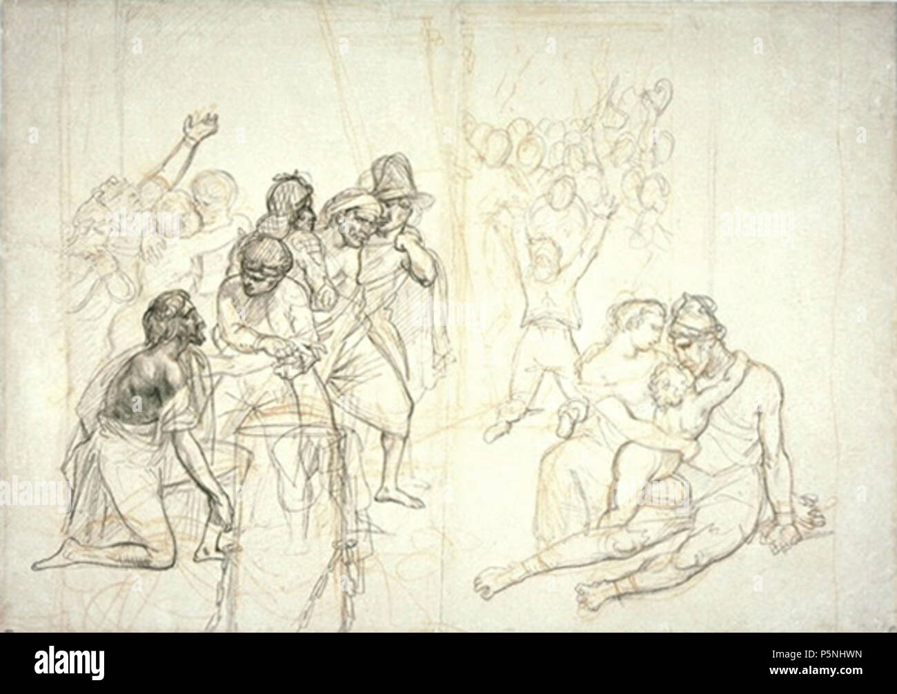 Akademie Mit Verschrankten Handen Theodore Gericault