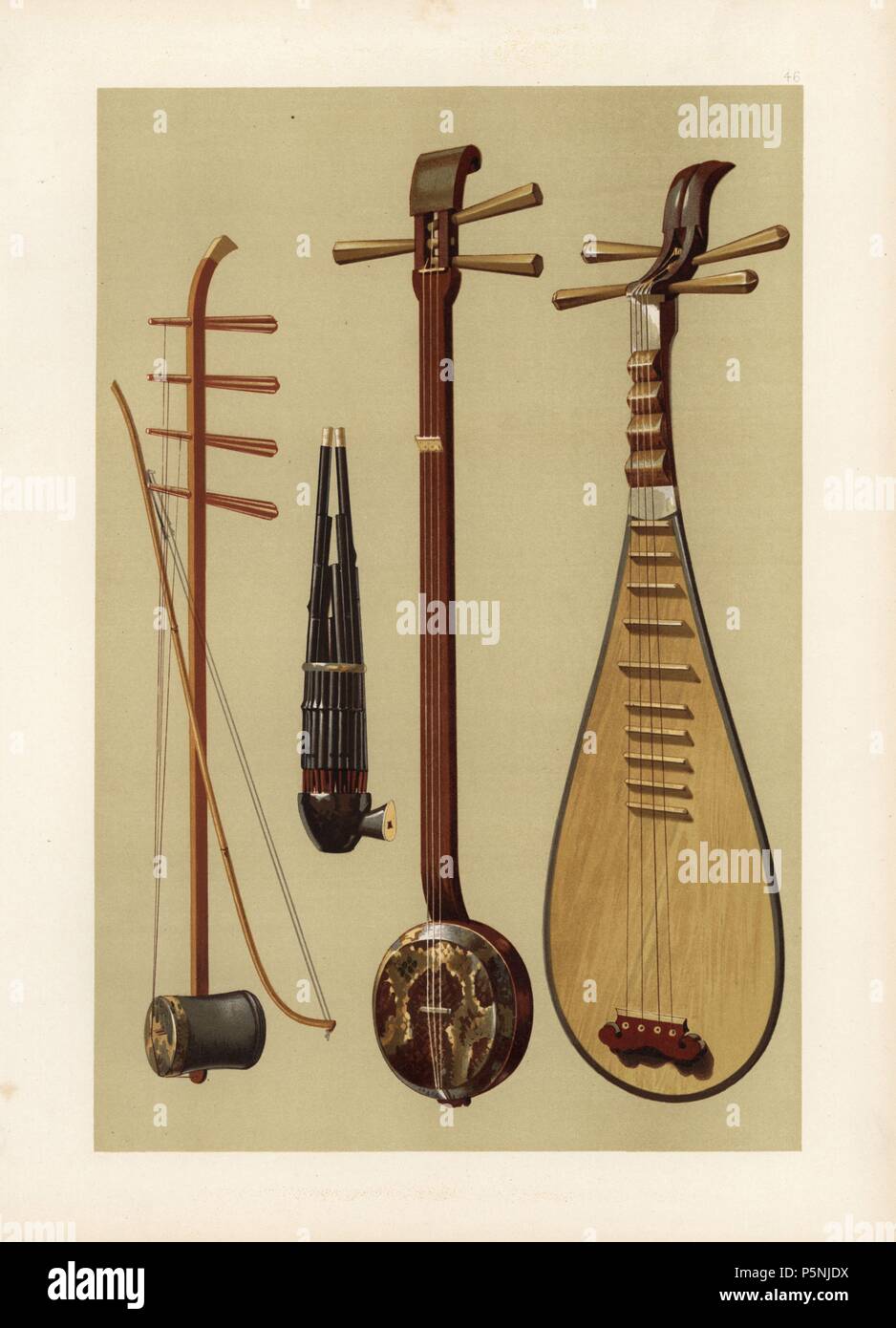 Japanese three stringed lute outlet