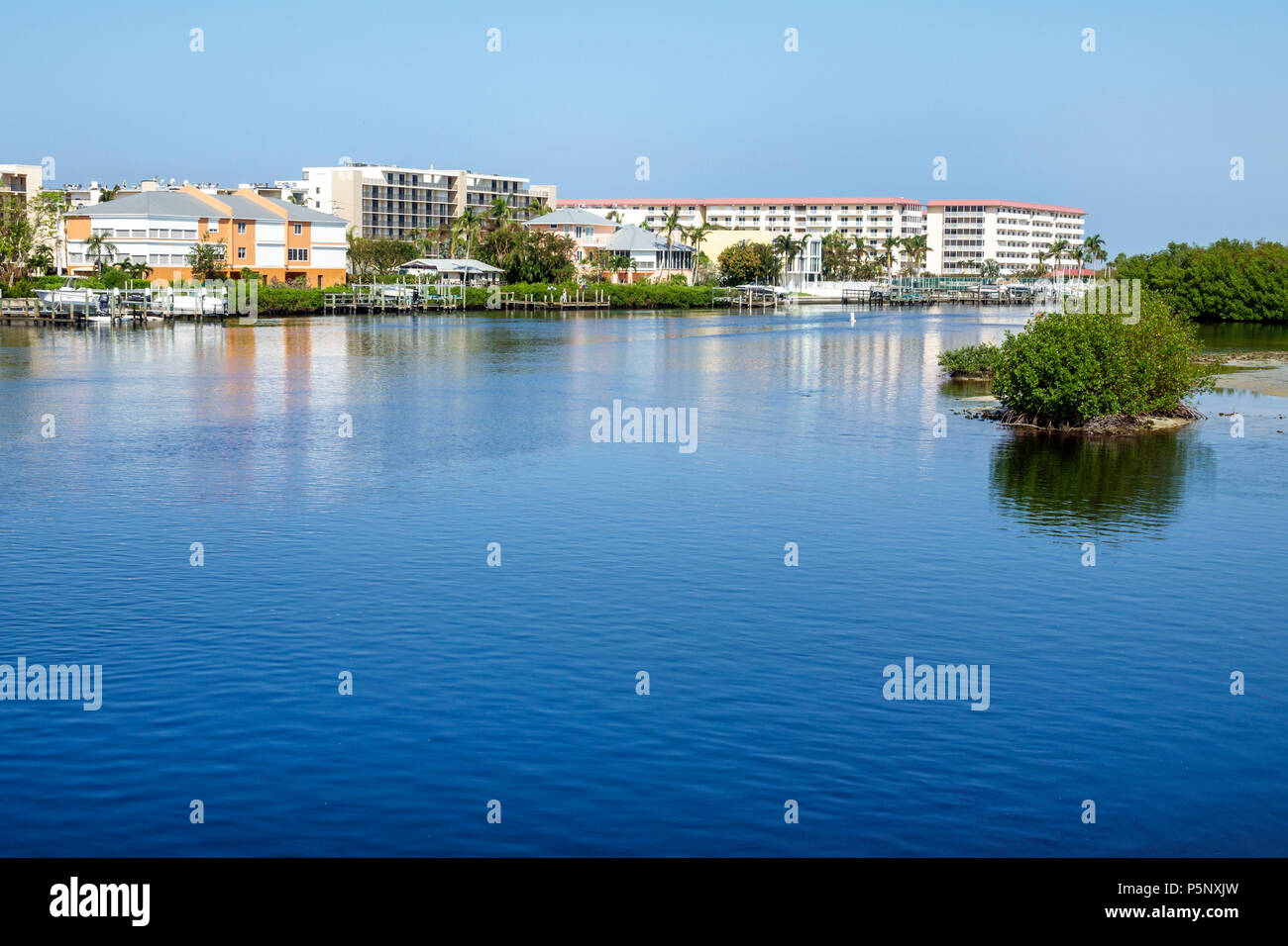 Florida,Bonita Springs,Big Hickory Pass,waterfront buildings condos
