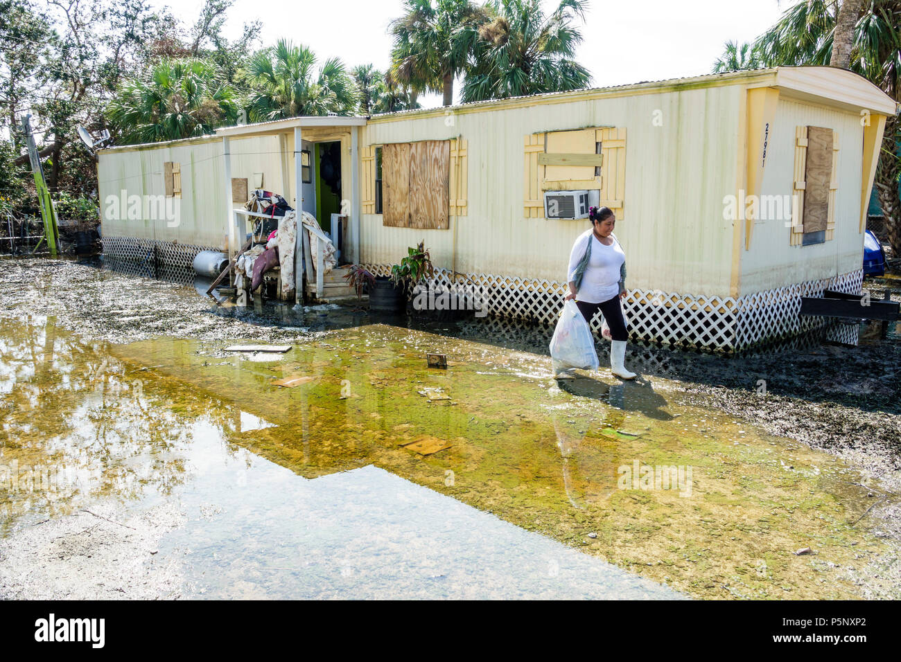 Trailer trash park hires stock photography and images Alamy