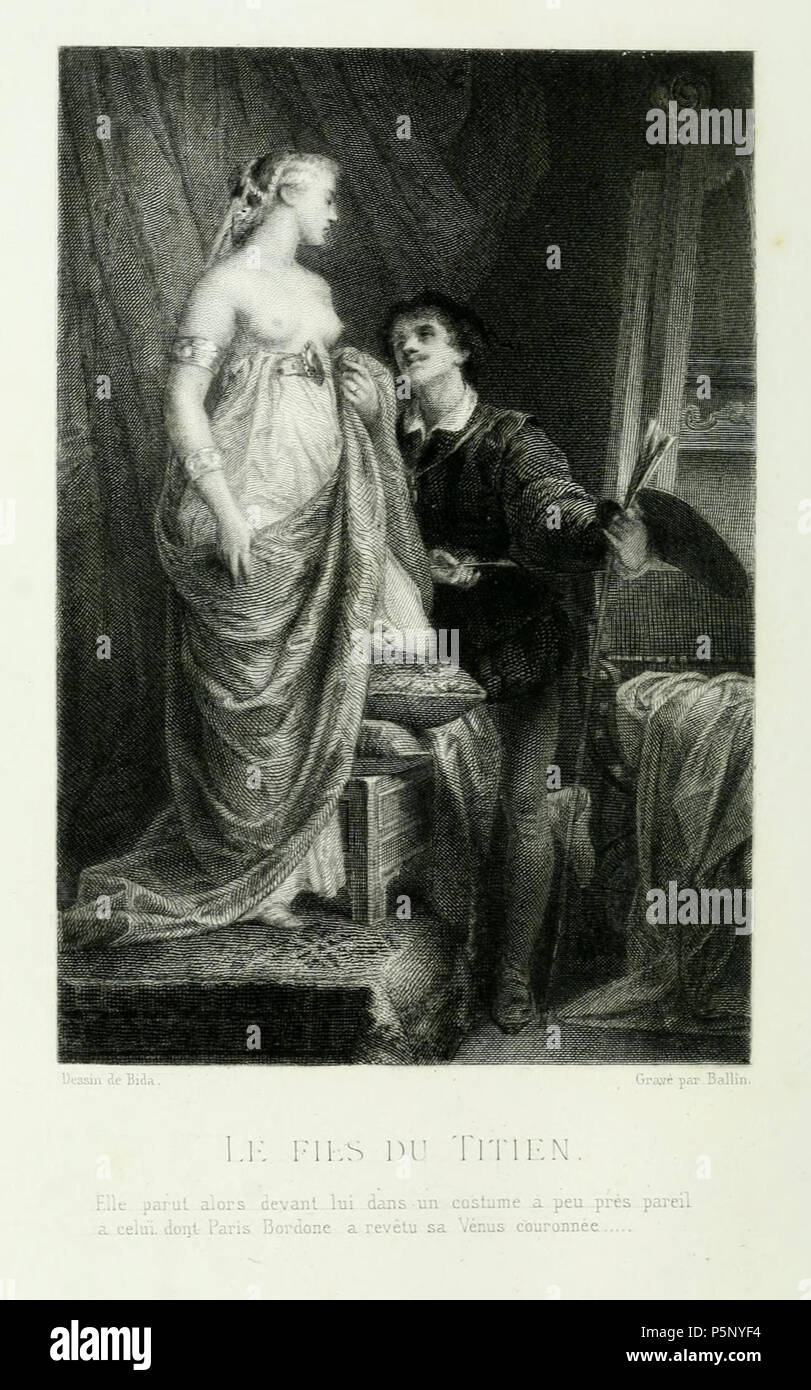 N/A. Musset - Œuvres complètes d’Alfred de Musset. Nouvelles et Contes I . 18... Bida 199 Bida - Le Fils du Titien Stock Photo