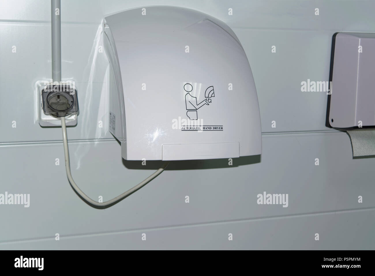 Hand dryer sign hi-res stock photography and images - Alamy