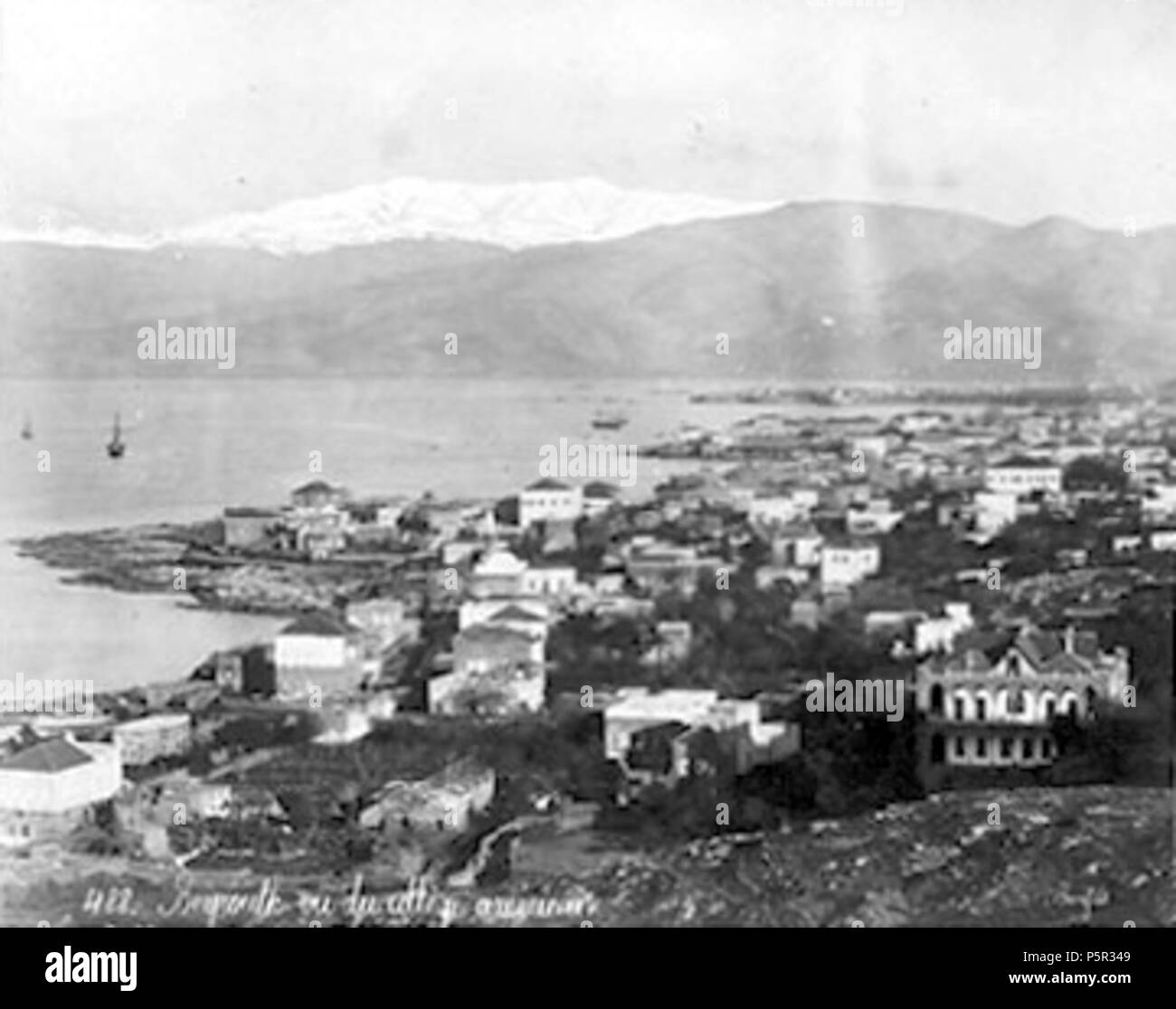 N/A. English: Historical image of Beirut (1880), by Félix Bonfils.   With the American College in foreground, and Mount Lebanon Range in backround.    Français : Beyrouth, in 1880, Vue du College Americain. circa 1880.   Félix Bonfils  (1831–1885)     Alternative names Maison Bonfils, F. Bonfils et Cie (studio name)  Description French photographer  Date of birth/death 8 March 1831 1885  Location of birth/death Saint-Hippolyte-du-Fort, France Alès, France  Work period especially from 1867 to his death (1885)  Work location Ottoman Empire, Lebanon, Syria and Palestine  Authority control  : Q291 Stock Photo