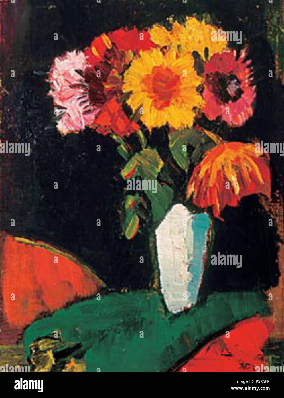 N/A. English: Blumenstilleben . 1912.   Hermann Stenner  (1891–1914)     Description German painter  Date of birth/death 12 March 1891 5 December 1914  Location of birth/death Bielefeld Iów  Work location Stuttgart  Authority control  : Q1612833 VIAF:43145857782623020569 ISNI:0000 0000 6650 7956 ULAN:500011003 LCCN:n50022424 Open Library:OL1725391A WorldCat 211 Blumenstillleben Stock Photo