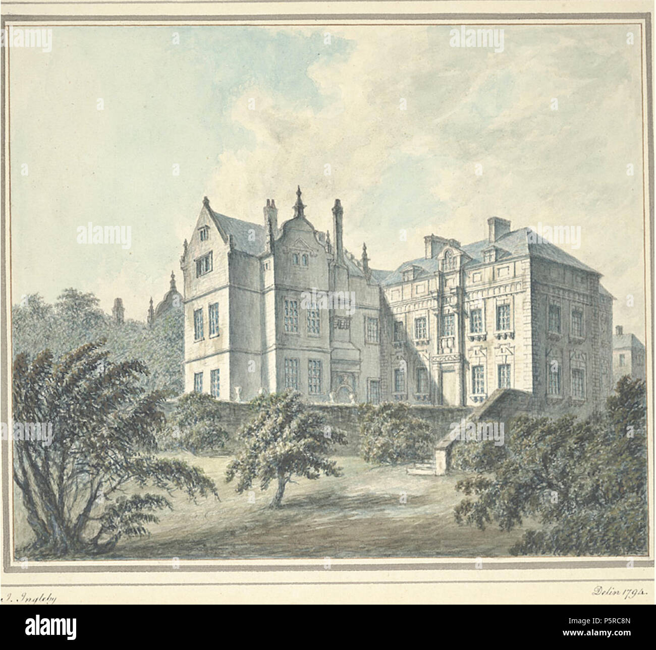 244 Brymbo Hall Stock Photo Alamy