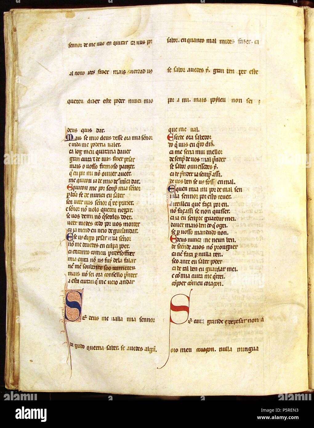 Cancioneiro da Ajuda. English: Cancioneiro da Ajuda manuscripts Português:  manuscritos do w:pt:Cancioneiro da Ajuda Pero da Ponte. Se eu podesse  desamar (A 289), Agora me part'eu mui sen meu grado (A 290)