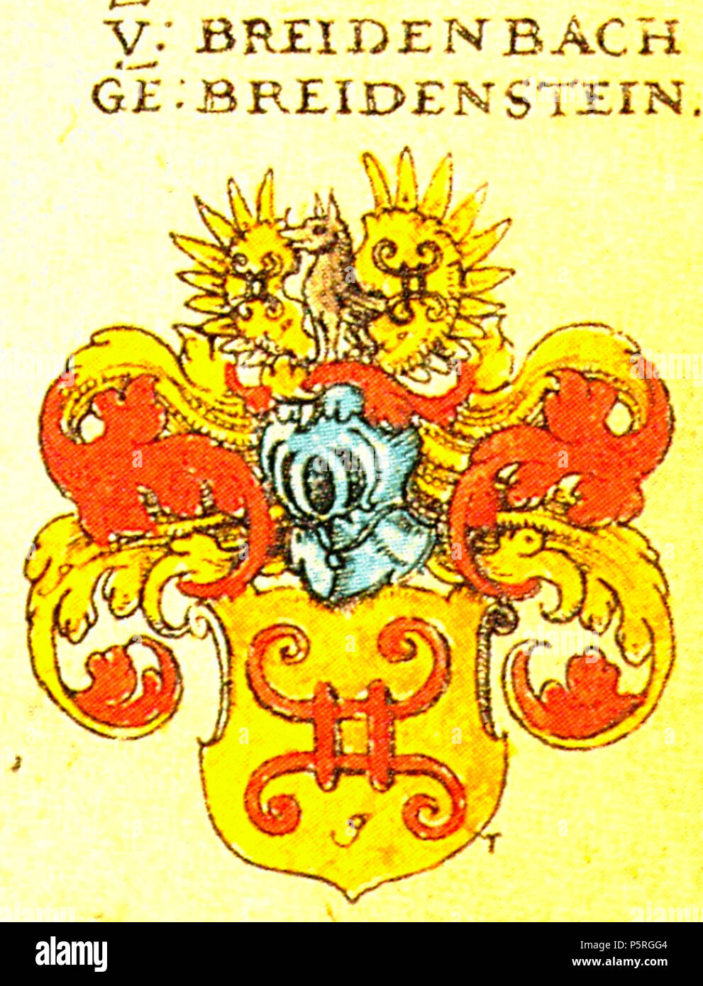 233 Breidenbach zu BreidensteinWappen SM Stock Photo Alamy