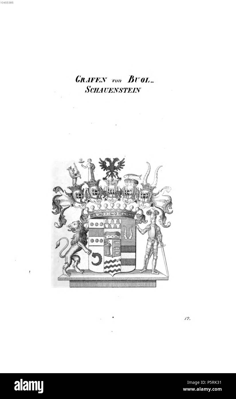 N/A. Wappen Buol Schauenstein - Tyroff HA.jpg . between 1846 and 1865 ...