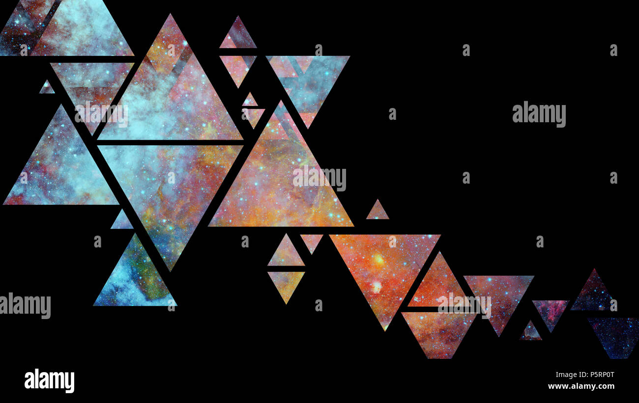 90'S Grunge Nebula Galaxy Space Triangle Pattern  Triangle pattern,  Branding inspiration, Triangle