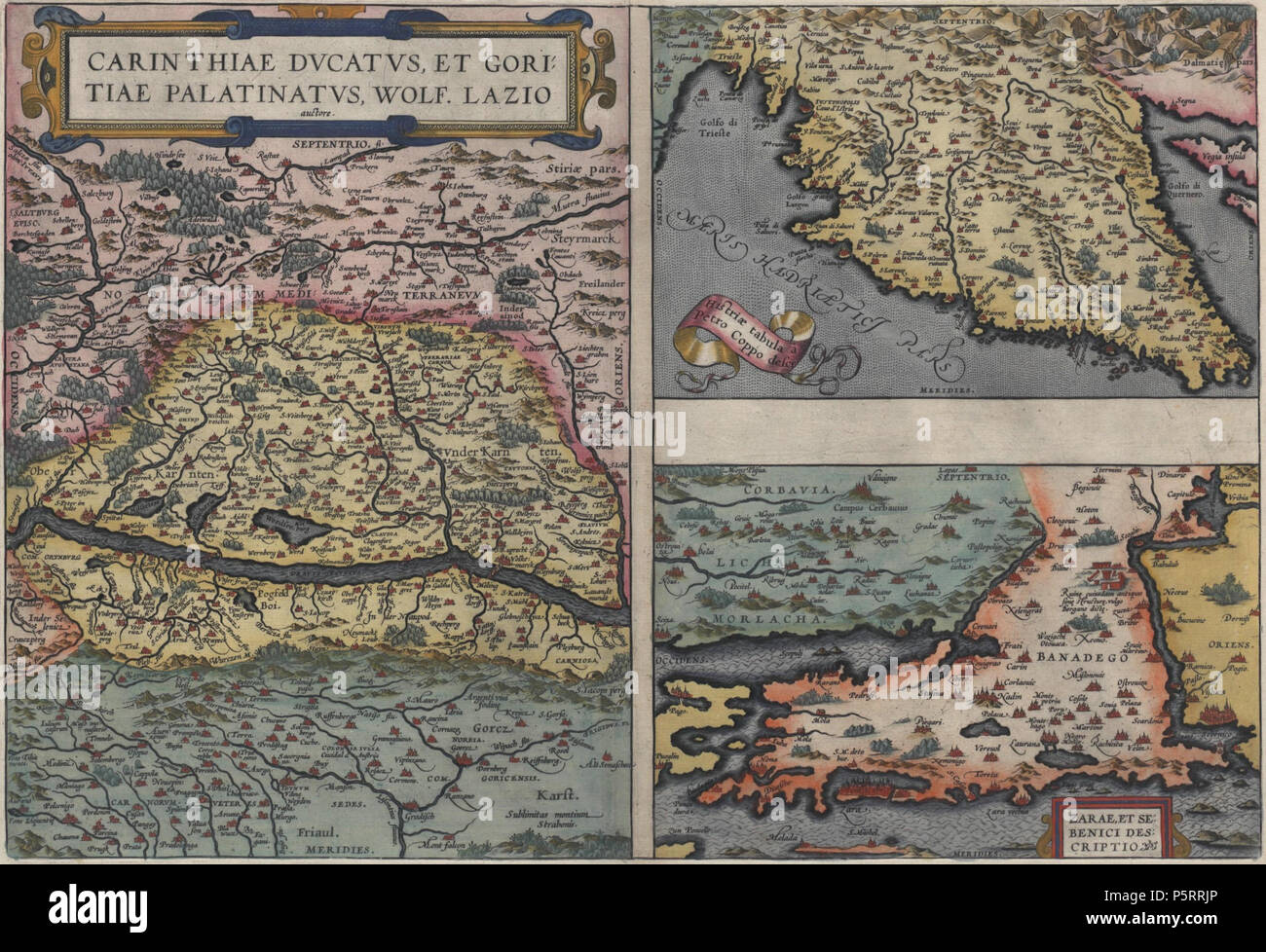 Map of italy 1573 hi-res stock photography and images - Alamy
