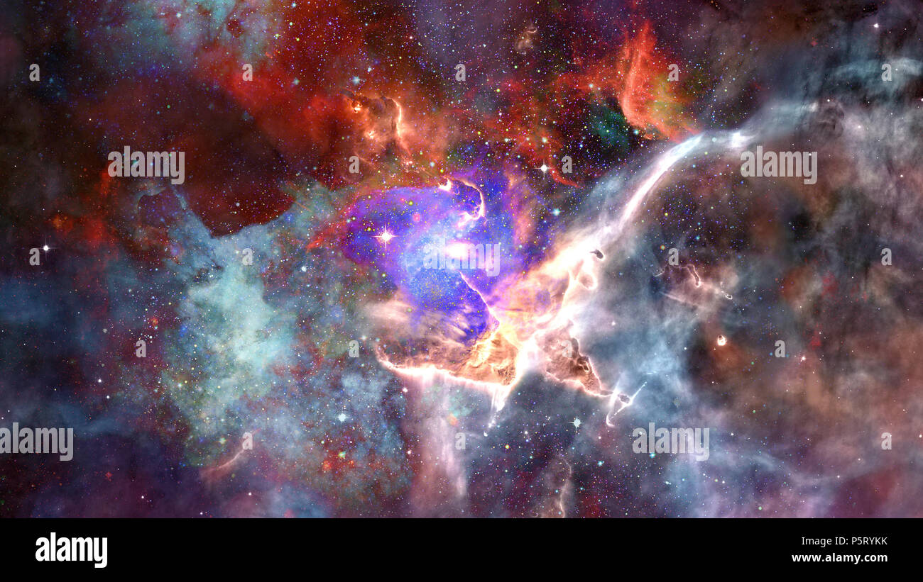Carina nebula in infrared light hi-res stock photography and images - Alamy