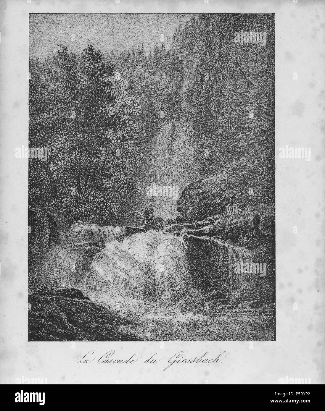 Cascade du giessbach hi-res stock photography and images - Alamy