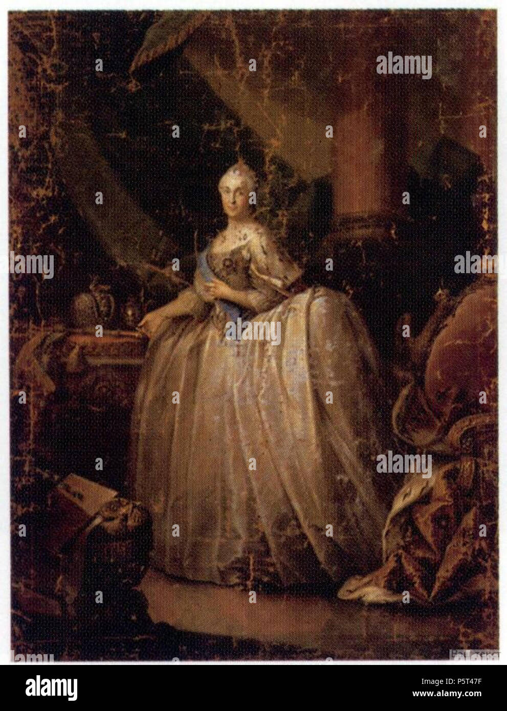 N/A. :      II/   . , . 285  213     : H. Buchholtz px. 1765.   : ... -8069 ( ) : 1927      „ ' - „ ' ();  -    () -5863       (  ). ..  ,      II   .  (. *, . 4,  396). 1765.  . 282 Catherine II by H.Buchholz (1765, Russian museum) Stock Photo