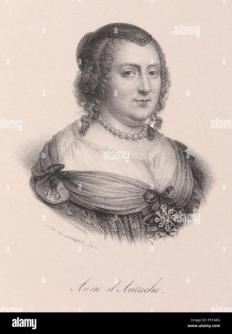 Queen Anne of Austria, wife of Louis XIII. La Reyne Anne d'Autriche Femme  de Louis XIII. - NYPL's Public Domain Archive Public Domain Search