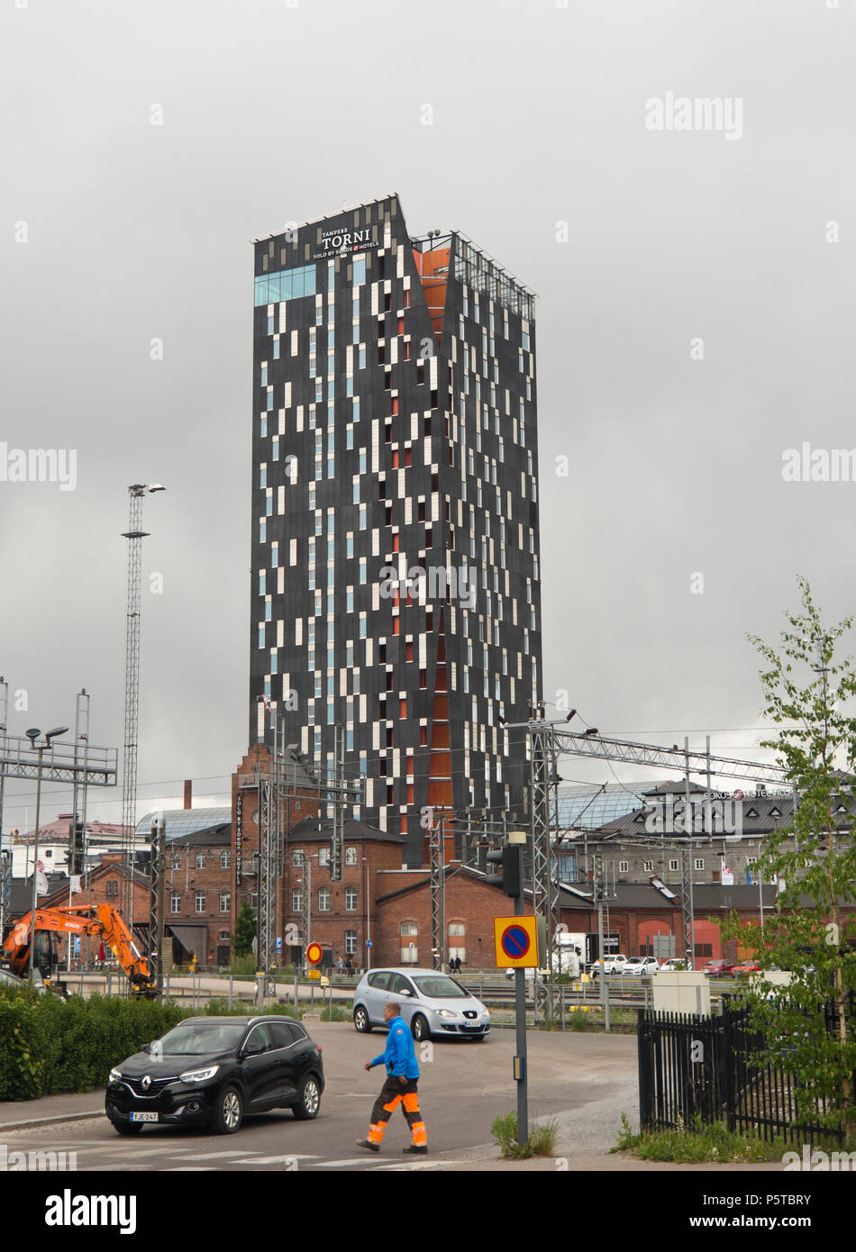 Solo Sokos Hotel Torni Tampere a towering landmark and modern  accommodations in the center of Finlands second largest city Stock Photo -  Alamy