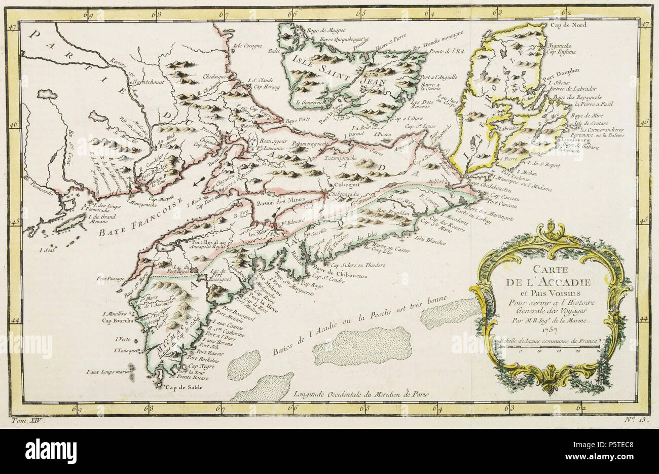 N A English French Map Of W Acadia Now Nova Scotia Fran Ais Carte   Na English French Map Of Wacadia Now Nova Scotia Franais Carte De Lacadie 6 June 2009 Upload Date Jacques Nicolas Bellin Paris 1703 Versailles 1772 278 Carte De L Accadie Et Pais Voisins 1757 P5TEC8 