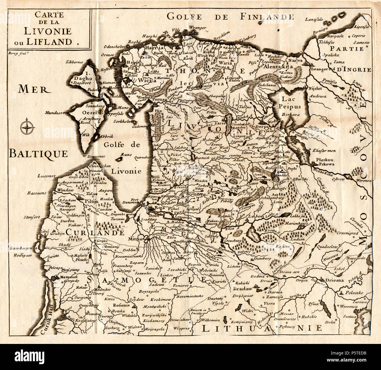 N A Carte De La Livonie Ou Lifland Published In Relation Du Voyage D Adam Olearius En Moscovie Tartarie Et Perse Tom I Part 1 In Paris Copper Engraving 28 X 28 Cm N A Carte De La Livonie Ou Lifland Published In Relation Du Voyage D Adam Olearius En Moscovie Tartarie Et Perse Tom I Part 1 In Paris Copper Engraving 28 X 28 Cm