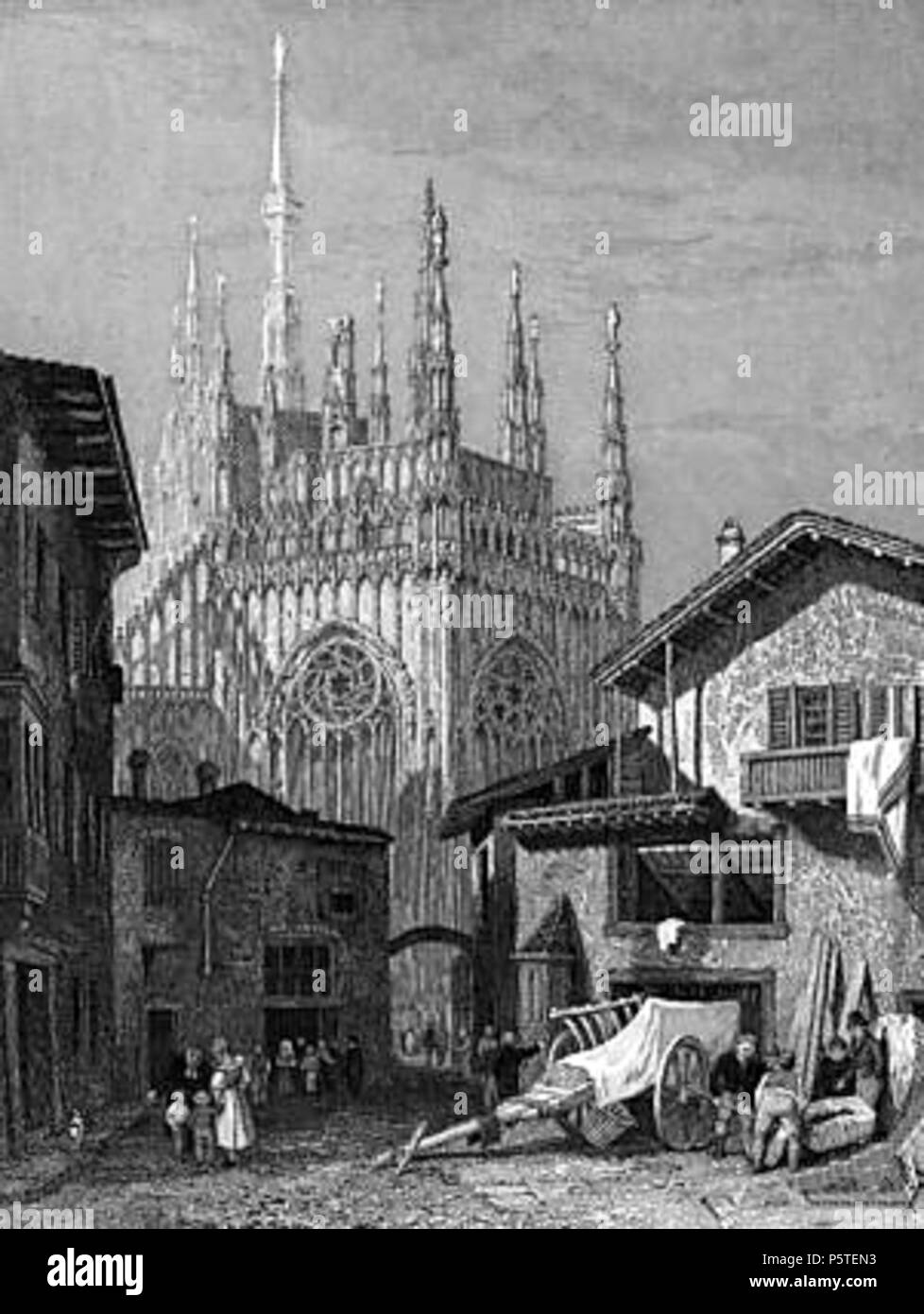N/A.  Italiano: James Carter (incisore) - Abside del Duomo di Milano. Da un disegno di Clarkson Stanfield (1793-1867). Incisione edita in: Travelling sketches in North of Italy, the Tyrol and on the Rhine, 1832. English: James Carter (engraver) - Apse of the Cathedral in Milan, Italy. From a drawing by Clarkson Stanfield (1793-1867). . 1832.    After Clarkson Frederick Stanfield  (1793–1867)     Alternative names William Clarkson Stanfield  Description British painter  Date of birth/death 3 December 1793 18 May 1867  Location of birth/death Sunderland Hampstead  Work location UK  Authority con Stock Photo