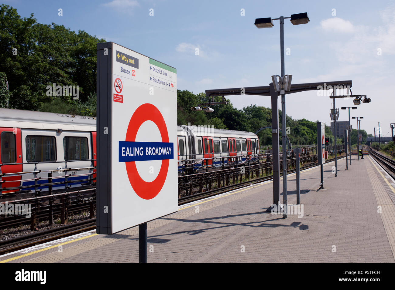 Ealing broadway tube station hi-res stock photography and images - Alamy