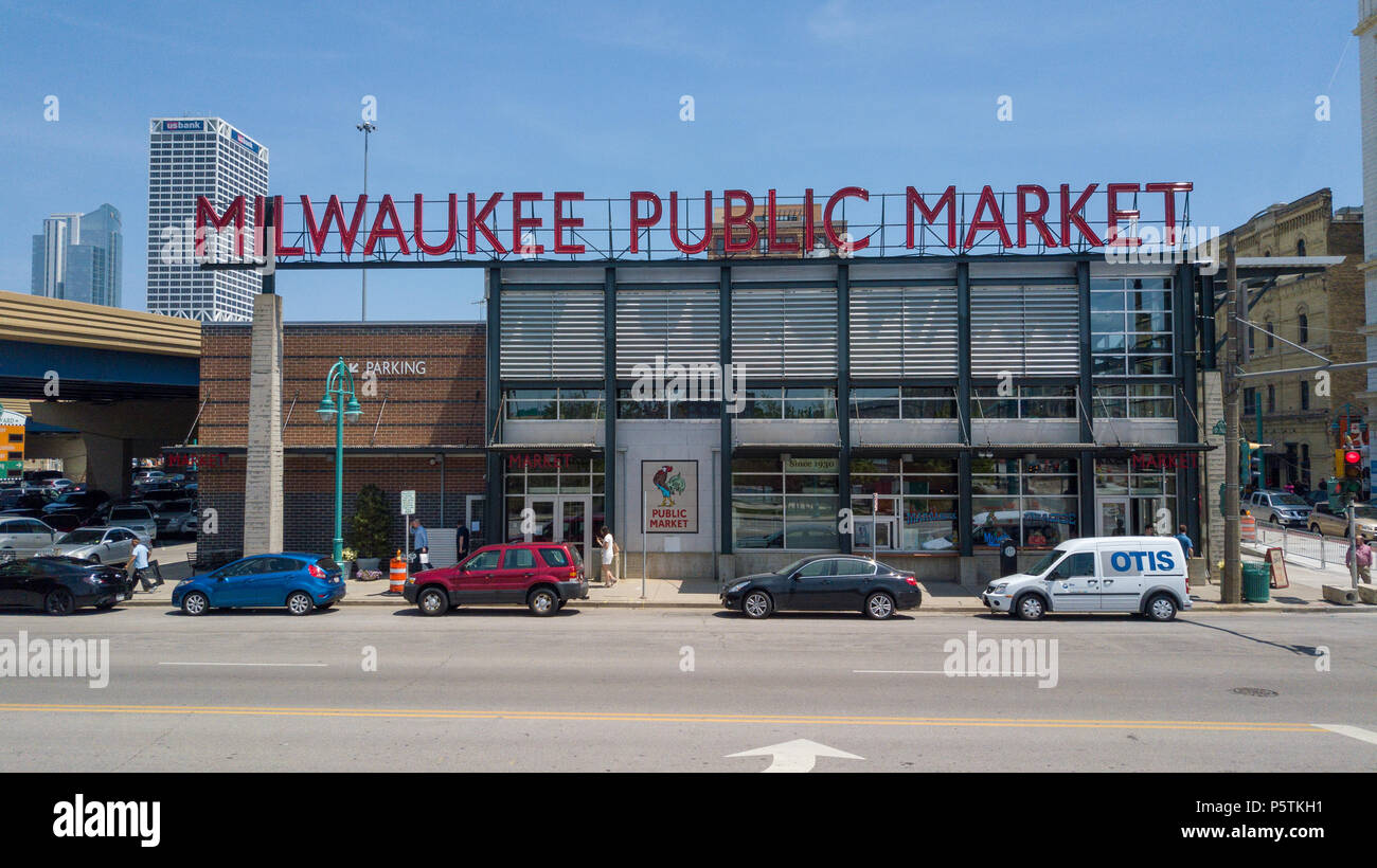 Milwaukee Public Market, Milwaukee, Wisconsin, USA Stock Photo