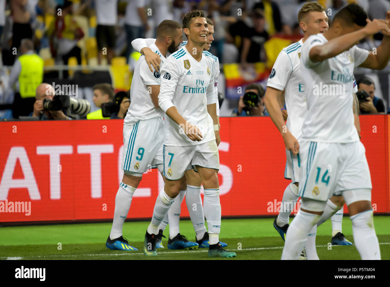 UEFA Champions League Final between Real Madrid and Liverpool, at the ...